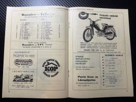 Rosenlewin Urheilijat RU-38, Pori - TuTo Turku 14.6.1964 -Suomensarja (Suomen sarja / Mestaruussarja)  -jalkapallo käsiohjelma