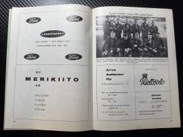 Rosenlewin Urheilijat RU-38, Pori - RaPa Rauma 26.7.1964 -Suomensarja (Suomen sarja / Mestaruussarja)  -jalkapallo käsiohjelma