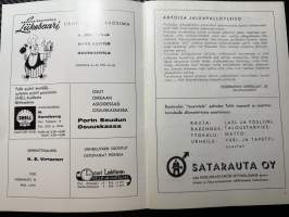 Rosenlewin Urheilijat RU-38, Pori - KalPo Tampere 16.8.1964 -Suomensarja (Suomen sarja / Mestaruussarja)  -jalkapallo käsiohjelma