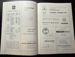 Rosenlewin Urheilijat RU-38, Pori - TPS Turku 20.9.1964 -Suomensarja (Suomen sarja / Mestaruussarja)  -jalkapallo käsiohjelma