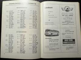 Rosenlewin Urheilijat RU-38, Pori - Hyvinkään Palloseura 25.4.1965 -Suomensarja (Suomen sarja / Mestaruussarja)  -jalkapallo käsiohjelma