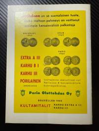 Rosenlewin Urheilijat RU-38, Pori - KIF Helsinki 23.5.1965 -Suomensarja (Suomen sarja / Mestaruussarja)  -jalkapallo käsiohjelma