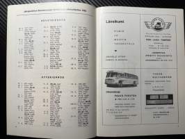 Rosenlewin Urheilijat RU-38, Pori - KARHUT Pori 4.6.1965 -Suomensarja (Suomen sarja / Mestaruussarja)  -jalkapallo käsiohjelma