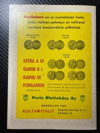 Rosenlewin Urheilijat RU-38, Pori - KARHUT Pori 4.6.1965 -Suomensarja (Suomen sarja / Mestaruussarja)  -jalkapallo käsiohjelma