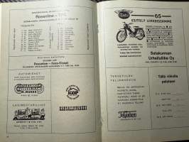 Rosenlewin Urheilijat RU-38, Pori - TPS Turku 27.6.1965 -Suomensarja (Suomen sarja / Mestaruussarja)  -jalkapallo käsiohjelma