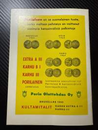 Rosenlewin Urheilijat RU-38, Pori - TPS Turku 27.6.1965 -Suomensarja (Suomen sarja / Mestaruussarja)  -jalkapallo käsiohjelma