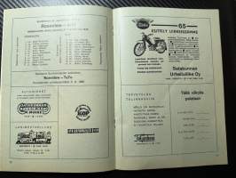 Rosenlewin Urheilijat RU-38, Pori - Iirot Imatra 11.8.1965 -Suomensarja (Suomen sarja / Mestaruussarja)  -jalkapallo käsiohjelma