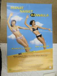 Ihanat naiset rannalla -elokuvajuliste, Marika Kook, Åsa Karlin, ohjaus Claes Ohlsson