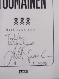 Mies joka kuoli (signeerattu, tekijän omiste)