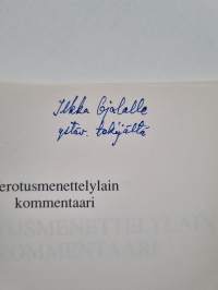 Verotusmenettelylain kommentaari (tekijän omiste)