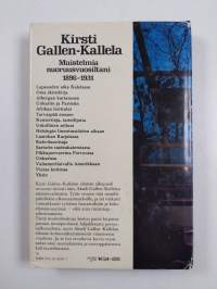 Muistelmia nuoruusvuosiltani 1896-1931