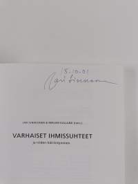 Varhaiset ihmissuhteet ja niiden häiriintyminen (signeerattu)