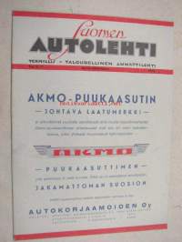 Suomen Autolehti - teknillis-taloudellinen ammattilehti 1945 nr 6-7