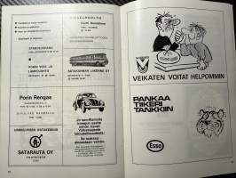 Rosenlewin Urheilijat RU-38, Pori - Pallo Sepot -44 Riihimäki 1.5.1967 -Suomensarja (Suomen sarja / Mestaruussarja)  -jalkapallo käsiohjelma