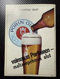 Rosenlewin Urheilijat RU-38, Pori - Pallo Sepot -44 Riihimäki 1.5.1967 -Suomensarja (Suomen sarja / Mestaruussarja)  -jalkapallo käsiohjelma