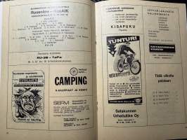 Rosenlewin Urheilijat RU-38, Pori - HanAIK Hanko 21.5.1967 -Suomensarja (Suomen sarja / Mestaruussarja)  -jalkapallo käsiohjelma