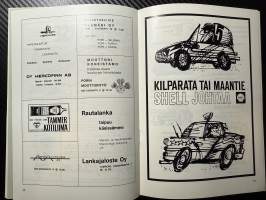 Rosenlewin Urheilijat RU-38, Pori - TaPa Tampere 28.5.1967 -Suomensarja (Suomen sarja / Mestaruussarja)  -jalkapallo käsiohjelma