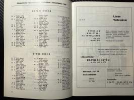 Rosenlewin Urheilijat RU-38, Pori - HPK Hämeenlinna 30.6.1967 -Suomensarja (Suomen sarja / Mestaruussarja)  -jalkapallo käsiohjelma