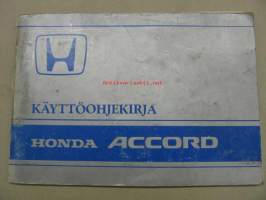 Honda Accord -käyttöohjekirja