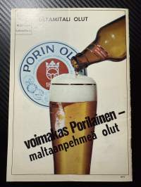 Rosenlewin Urheilijat RU-38, Pori - VaKP Valkeakoski 23.9.1967 -Suomensarja (Suomen sarja / Mestaruussarja)  -jalkapallo käsiohjelma