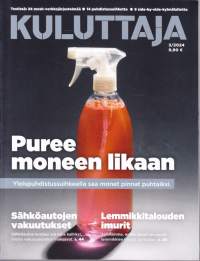 Kuluttaja (lehti) 3/2024 - Testit: 24 mesh-verkkojärjestelmää. 14 puhdistussuihketta kotiin. 9 side-by-side -kylmälaitetta