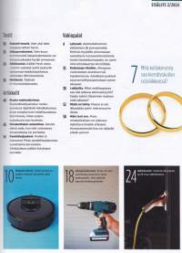 Kuluttaja (lehti) 2/2024 - Testit: 47 sähköautoa. 30 akkuporakonetta. 19 robotti-imuria. Pientalon kuntotarkastus.
