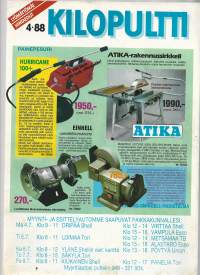 Kilopultti 1988  nr 4 tarjouslehti