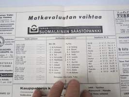 Suomi-sarja - Suomensarja (Suomen sarja / Mestaruussarja)  - TuTo (Turku) - Rosenlewin Urheilijat RU-38 (Pori), 1965 -jalkapallo käsiohjelma