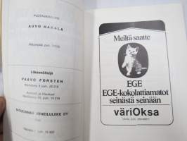 Porin Kajo IV Divisioona 1974 -jalkapallo käsiohjelma (vuosiohjelma)
