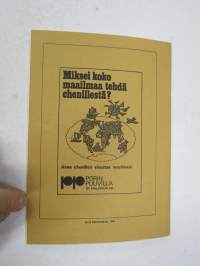 Porin Kajo IV Divisioona 1974 -jalkapallo käsiohjelma (vuosiohjelma)