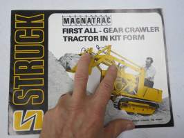 Struck Magnatrack - First All-Gear Crawler - Build your own crawler tractor -sales brochure / myyntiesite, rakennussarjana toimitetty mini kuormaintraktori