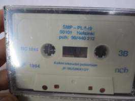 SMP (Suomen Maaseudun Puolue) BC 1044 SMP 25 vuotta 1959-1984 kasetit avaamattomassa pakkauksessa, sisältävät mm. Veikko Vennamo &amp; Niilo salpakari &amp; Reino Pakkanen..
