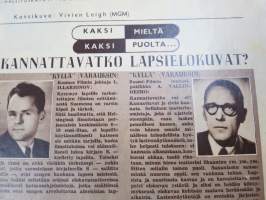 Uutis-Aitta 1950 nr 8, Kansikuva Vivien Leigh - Tuulen Viemää (ensi-ilta tulossa), James Stewart, Härmästä poikia kymmenen, Uutta tähtisatoa Ranskasta, ym.
