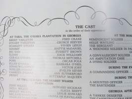 The Story of Gone With The Wind (Tuulen Viemää) - Now in 70 mm 6-Track stereo, elokuvan uusintakiertueen 1967 esittelykirjanen ammattilaisille, leimattu &quot;Iso-Hannu&quot;