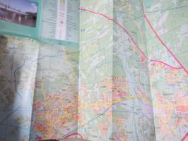 Turun kaupunkiseutu Turku - Raisio - Naantali - Kaarina Opaskartta hakemistoineen / Guidekarta 2001