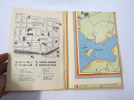 Turku - Åbo matkailukartta / turistkarta / guide for Turku 1950