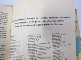 Turku - Åbo matkailukartta / turistkarta / guide for Turku 1950