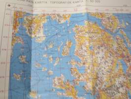 Turku / Åbo Topografinen / Topografisk karta 1:50 000