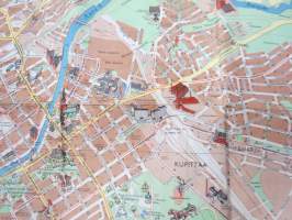 Turku - Åbo -kartta 1963 / 1964, piirroskuvat Tauno Torpo