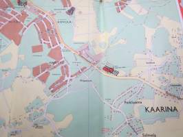 Turku - Åbo -kartta 1963 / 1964, piirroskuvat Tauno Torpo