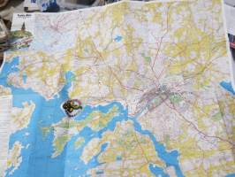 Turku - Åbo ympäristökartta / omgivningskarta 1975