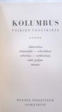Kolumbus : Poikien vuosikirja 1958