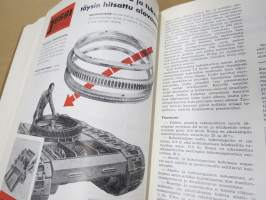 Metsätaloudellinen Aikakauslehti 1961-62 -sidottu vuosikerta -sisältää runsaasti artikkeleita / kuvia / mainoksia metsätalouden koneista ja laitteista