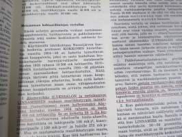 Metsätaloudellinen Aikakauslehti 1960 -sidottu vuosikerta -sisältää runsaasti artikkeleita / kuvia / mainoksia metsätalouden koneista ja laitteista