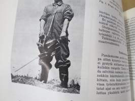 Metsätaloudellinen Aikakauslehti 1960 -sidottu vuosikerta -sisältää runsaasti artikkeleita / kuvia / mainoksia metsätalouden koneista ja laitteista