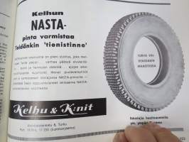 Metsätaloudellinen Aikakauslehti 1960 -sidottu vuosikerta -sisältää runsaasti artikkeleita / kuvia / mainoksia metsätalouden koneista ja laitteista