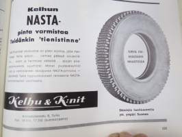 Metsätaloudellinen Aikakauslehti 1960 -sidottu vuosikerta -sisältää runsaasti artikkeleita / kuvia / mainoksia metsätalouden koneista ja laitteista