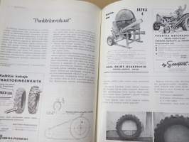 Metsätaloudellinen Aikakauslehti 1959 -sidottu vuosikerta -sisältää runsaasti artikkeleita / kuvia / mainoksia metsätalouden koneista ja laitteista