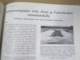 Metsätaloudellinen Aikakauslehti 1959 -sidottu vuosikerta -sisältää runsaasti artikkeleita / kuvia / mainoksia metsätalouden koneista ja laitteista