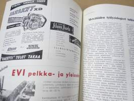 Metsätaloudellinen Aikakauslehti 1959 -sidottu vuosikerta -sisältää runsaasti artikkeleita / kuvia / mainoksia metsätalouden koneista ja laitteista